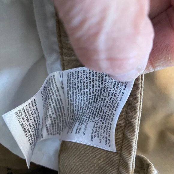 Old Navy Men's Khaki Pants 32x32 Straight-Leg Cotton-Poly Blend - Picture 13 of 16